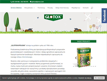 Tablet Screenshot of glotox.com